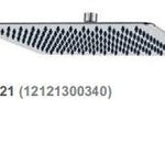 SSR-121 Square Shower Head – 300x300mm polished chrome showerhead with water-efficient performance for a luxurious shower experience.