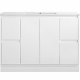 Sammy 1200W Freestanding 460mm  Vanity – Gloss or Matt 2-Pack Finish with Soft Close Drawers