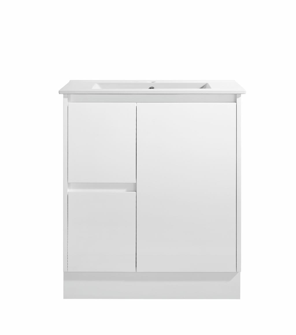 Sammy 750W Freestanding 460mm  Vanity – Gloss or Matt 2-Pack Finish with Soft Close Drawers