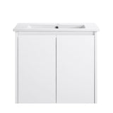 Sierra 600 Wall Hung 360mm  Vanity – Gloss or Matt Finish with Soft Close Drawers