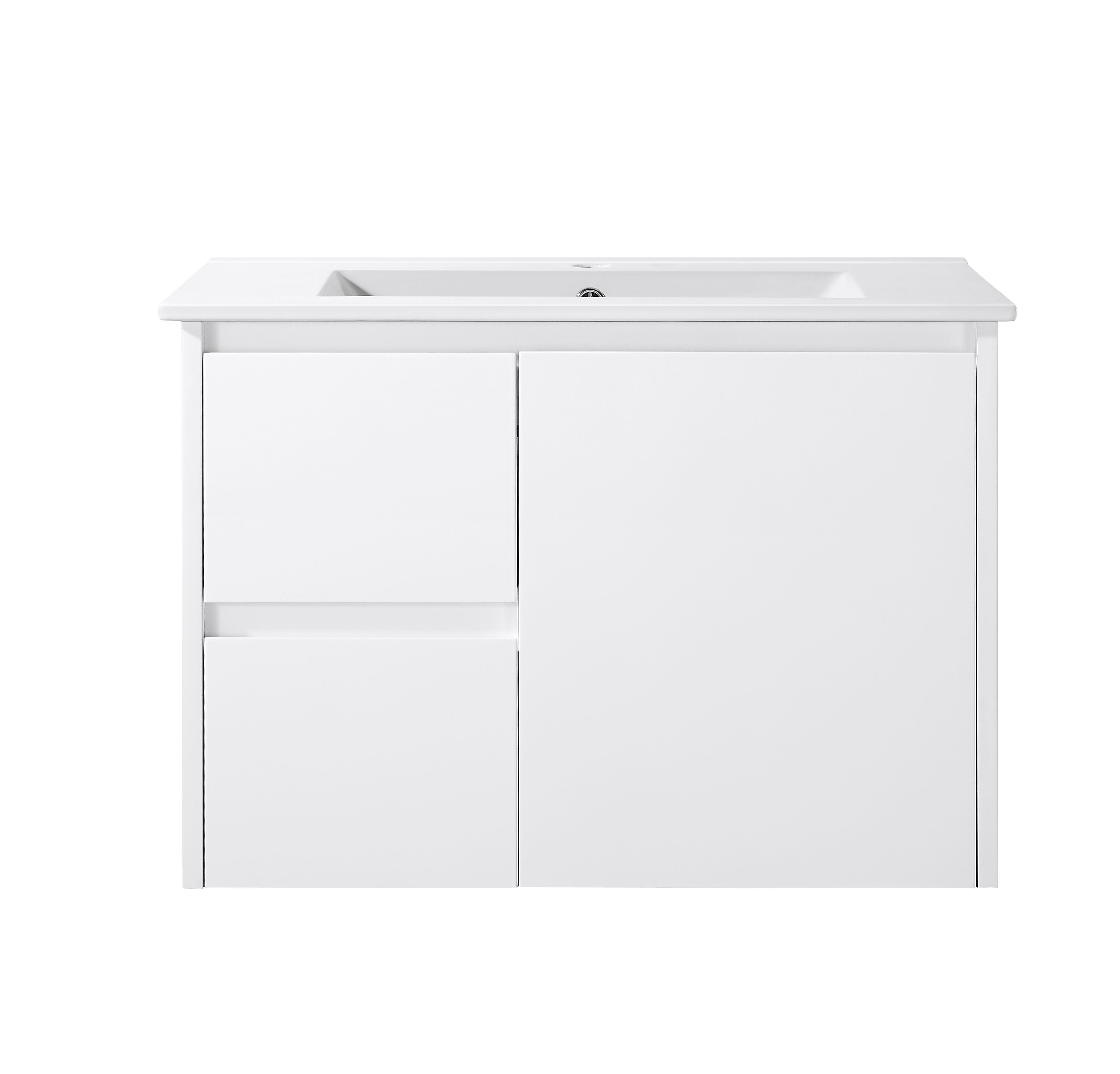 Sierra 750 Wall Hung 360mm  Vanity – Gloss or Matt Finish with Soft Close Drawers