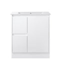 Sierra 750WL Freestanding Vanity with Drawers White Left Hand Draw