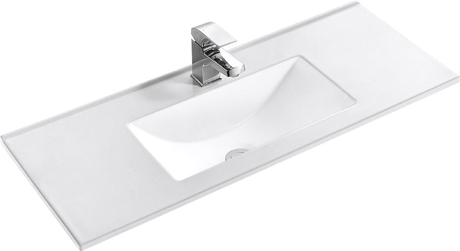 Slimline Ceramic Vanity Top – Rectangular Bowl Design for Modern Bathrooms 410mmx410mmx180mm