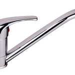 TK74K Solid Handle Kitchen Mixer – Chrome finish kitchen faucet with a 40mm cartridge, designed for smooth water flow and extended reach in modern kitchens.