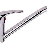 TK74K Solid Handle Kitchen Mixer – Chrome finish kitchen faucet with a 40mm cartridge, designed for smooth water flow and extended reach in modern kitchens.