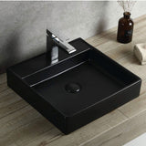 Square Ceramic Countertop Basin – 440mmx440mmx100mm