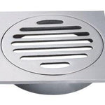GD308 Square Floor Grate – Stainless Steel 110mm x 110mm Drain Cover with 100mm Outlet
