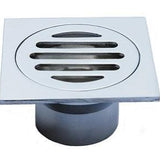 GD321 Square Floor Grate – Stainless Steel 85mm x 85mm Drain Cover with 50mm Outlet