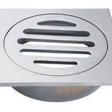 GD310 Square Floor Grate – Stainless Steel 85mm x 85mm Drain Cover with 75mm Outlet