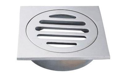 GD310 Square Floor Grate – Stainless Steel 85mm x 85mm Drain Cover with 75mm Outlet