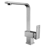 TYO-43T Square Kitchen Mixer – Modern high-arch chrome kitchen tap with a sleek design.