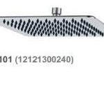 SSR-101 Square Shower Head – Polished chrome 250x250mm square showerhead offering water-efficient performance for a luxurious shower experience.