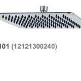 SSR-101 Square Shower Head – Polished chrome 250x250mm square showerhead offering water-efficient performance for a luxurious shower experience.