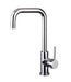 TK70S Round Kitchen Mixer – Chrome high-arching kitchen faucet with 35mm cartridge for modern kitchens.