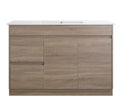 Tobi 1200LA1 Freestanding 460mm Vanity Natural Timber & Oak Finish