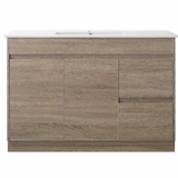 Tobi 1200RA1 Freestanding 460mm Vanity Natural Timber & Oak Finish