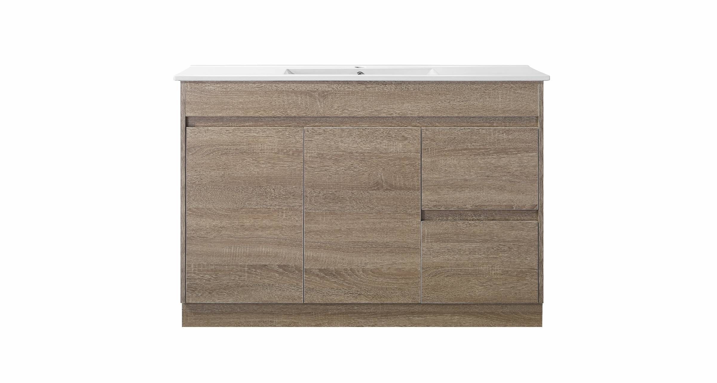 Tobi 1200RA1 Freestanding 460mm Vanity Natural Timber & Oak Finish