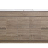 Tobi 1500SA1 Freestanding 460mm  Vanity Natural Timber & Oak Finish