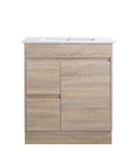 Tobi 750LA1 Freestanding 460mm Vanity Natural Timber & Oak Finish