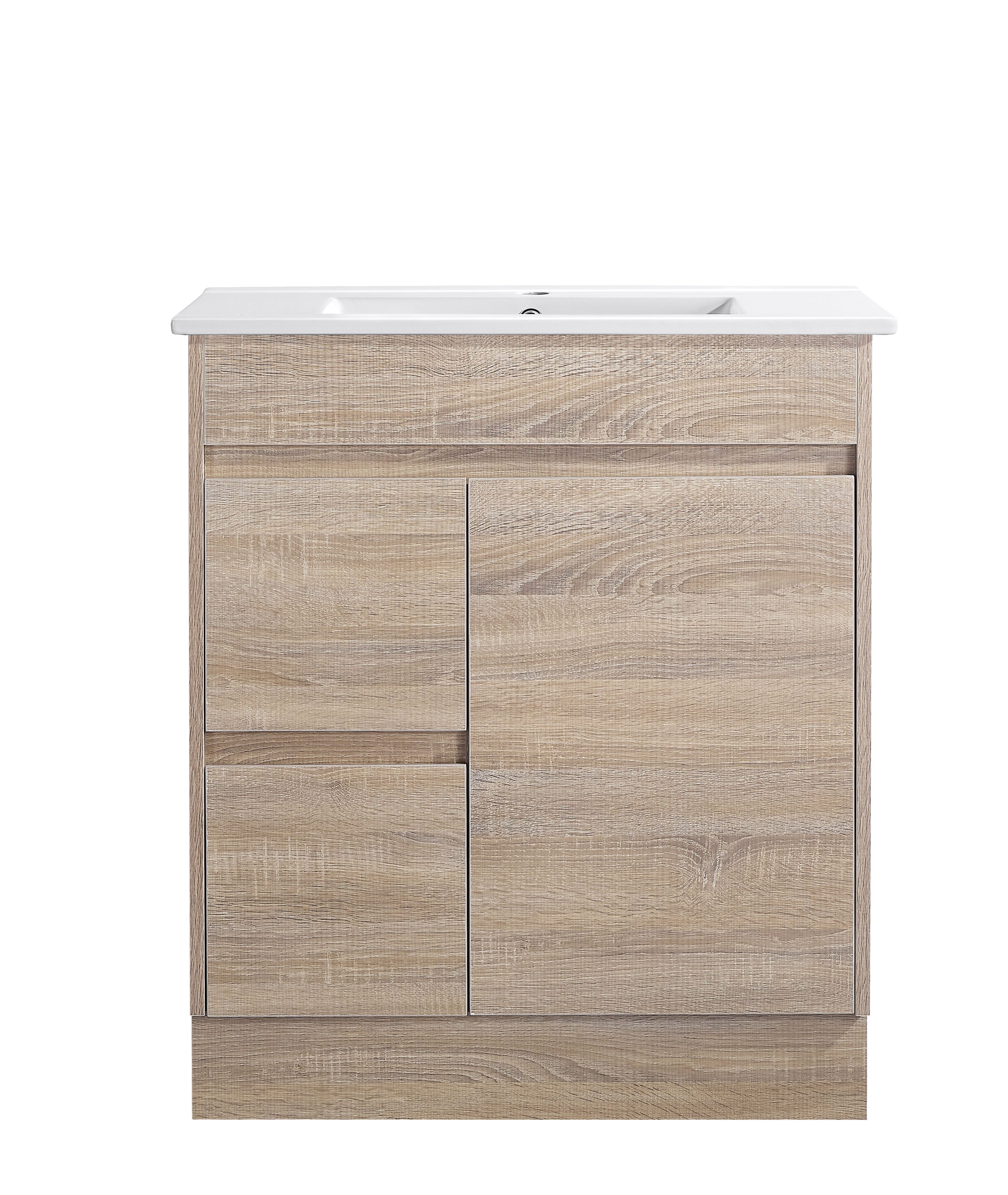 Tobi 750LA1 Freestanding 460mm Vanity Natural Timber & Oak Finish