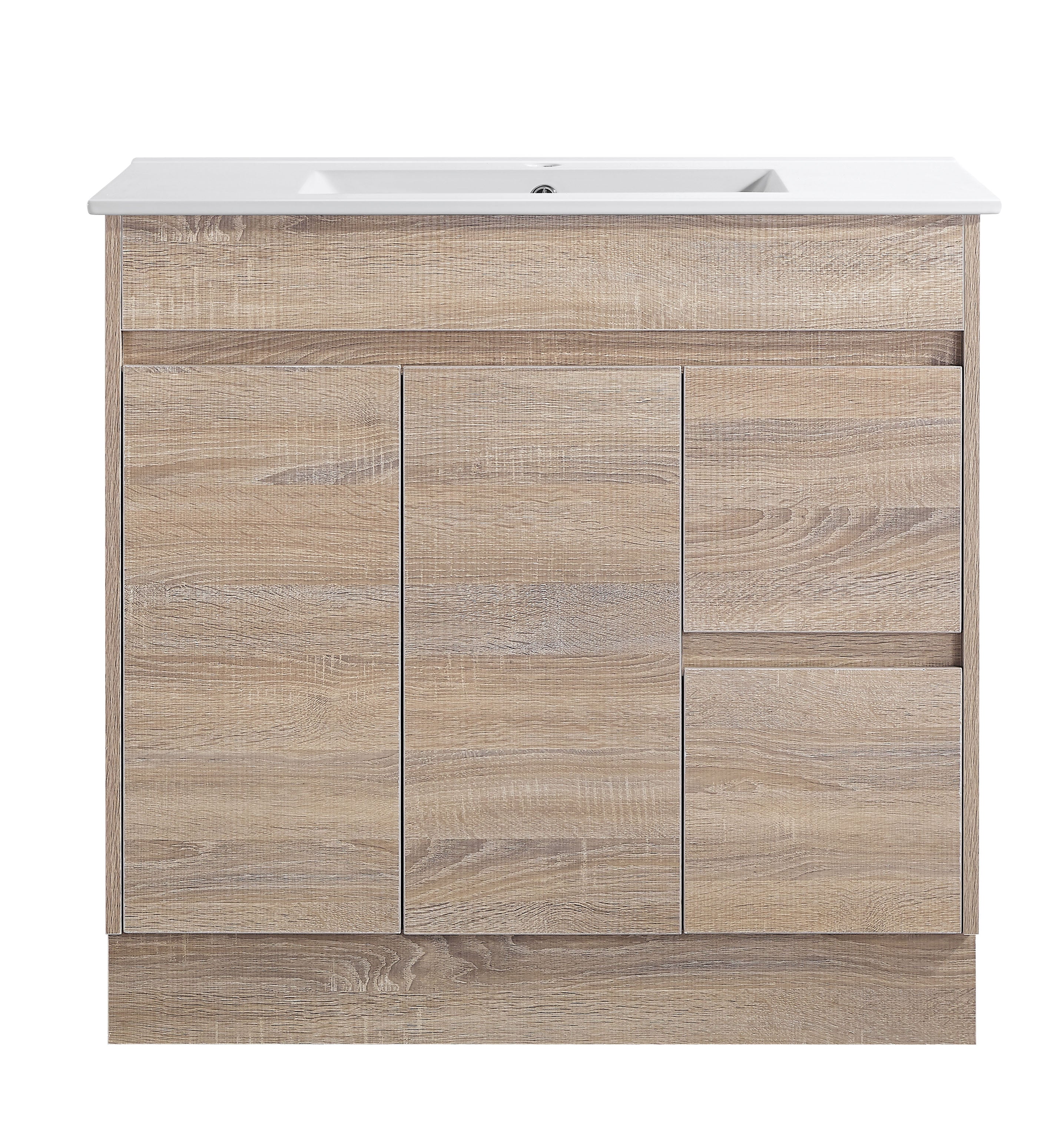 Tobi 900RA1 Freestanding 460mm Vanity Natural Timber & Oak Finish