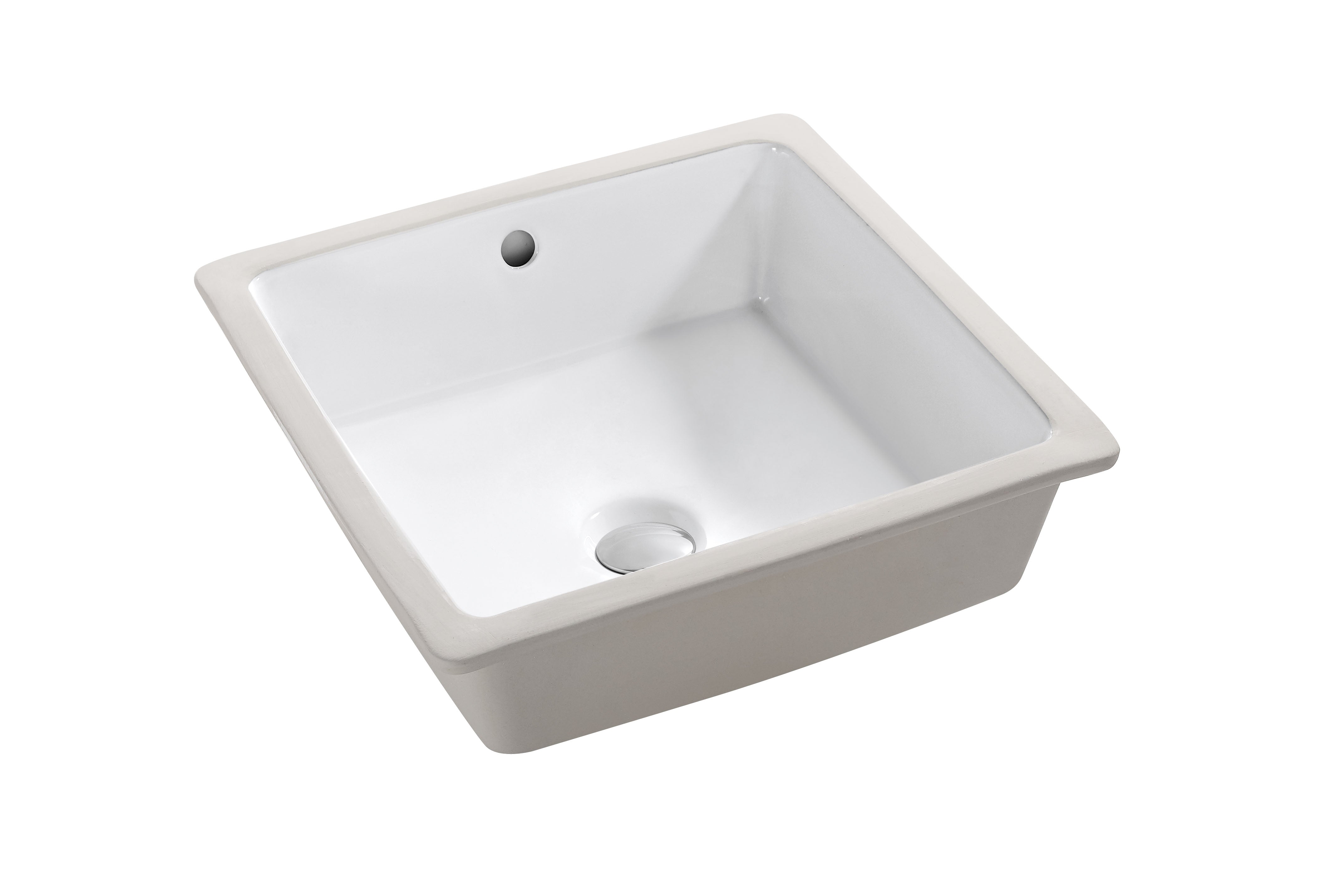 Undermount Ceramic Sink – 410mm Square with 12L Capacity