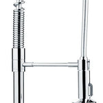 TYO-1843 Vege Spray Mixer – 636mm height chrome spray mixer with 166mm (H) x 205mm (D) spout for efficient kitchen use.