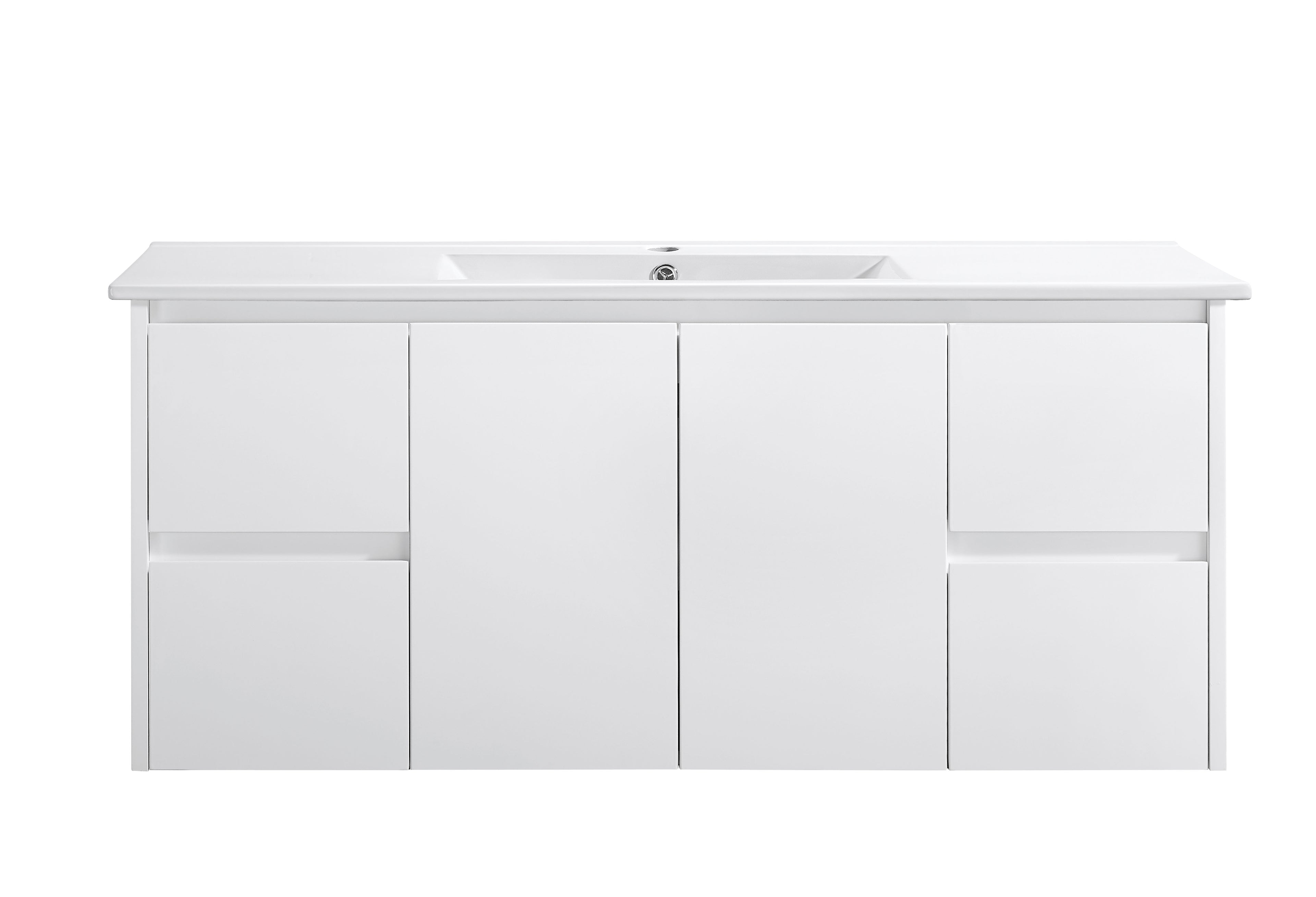 Willow 1200W Willow 1800W Vanity  Wall Hung 460mm Vanity – Gloss or Matt 2-Pack Finish with Soft Close Drawers