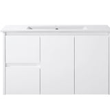 Willow 900WL Vanity  Wall Hung 460mm Vanity – Gloss or Matt 2-Pack Finish with Soft Close Drawers