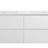 Yoko 1500SW Wall Hung Vanity 460mm  – Gloss or Matt Finish with Premium Soft Close Drawers