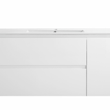 Yoko 1200W Wall Hung Vanity 460mm  – Gloss or Matt Finish with Premium Soft Close Drawers