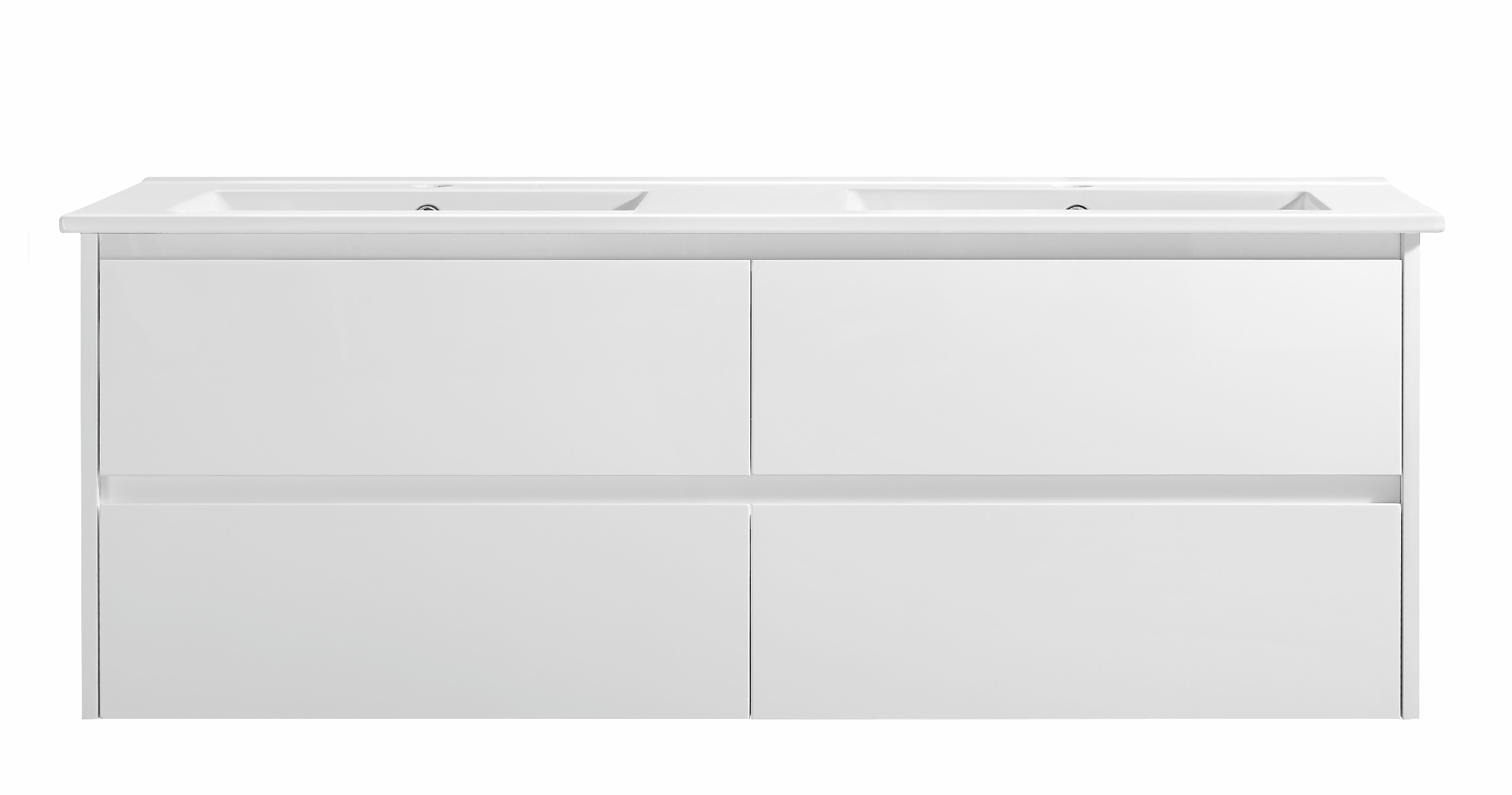Yoko 1500SW Wall Hung Vanity 460mm  – Gloss or Matt Finish with Premium Soft Close Drawers