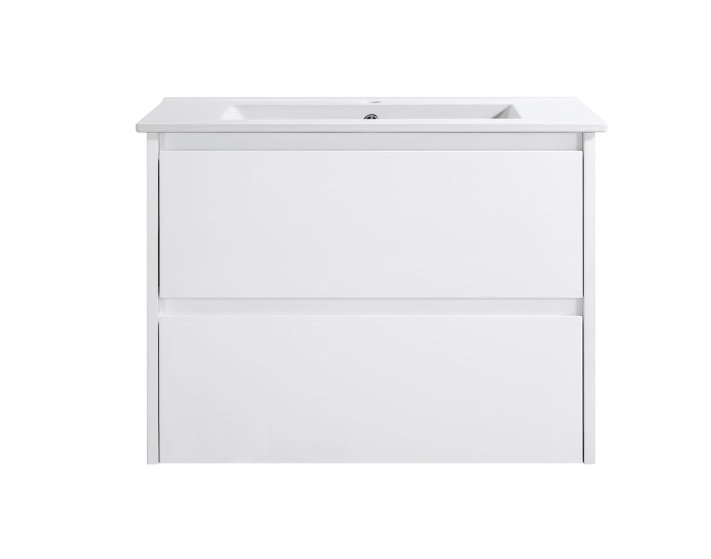 Yoko 750W Wall Hung Vanity 460mm  – Gloss or Matt Finish with Premium Soft Close Drawers